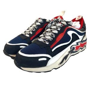 Sandro Navy and Red Sneakers